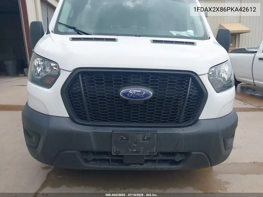 2023 Ford Transit-350 Passenger Van Xl/Xlt VIN: 1FDAX2X86PKA42612 Lot: 45425893