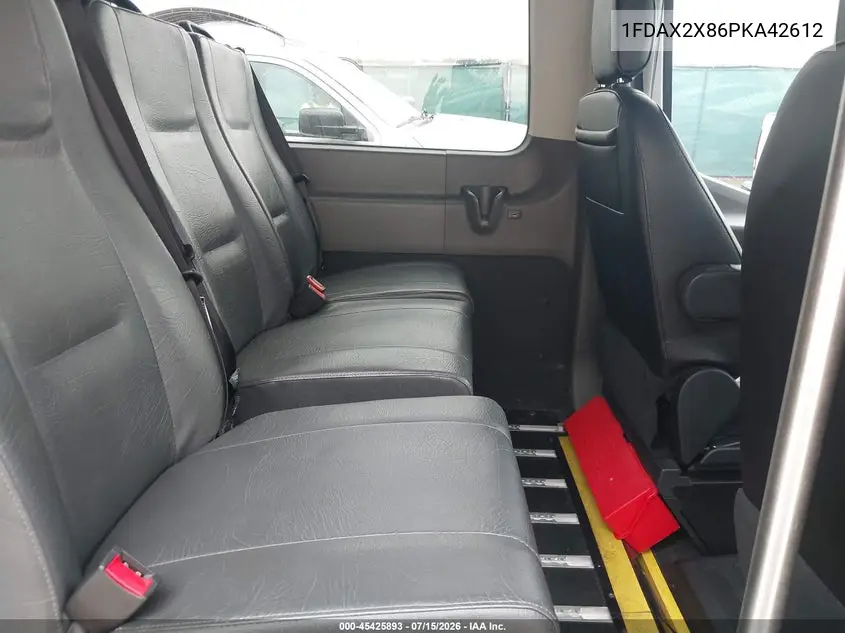 2023 Ford Transit-350 Passenger Van Xl/Xlt VIN: 1FDAX2X86PKA42612 Lot: 45425893