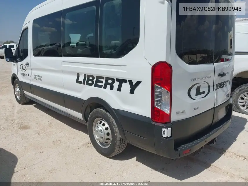 2023 Ford Transit-350 Passenger Van Xlt VIN: 1FBAX9C82PKB99948 Lot: 45683471