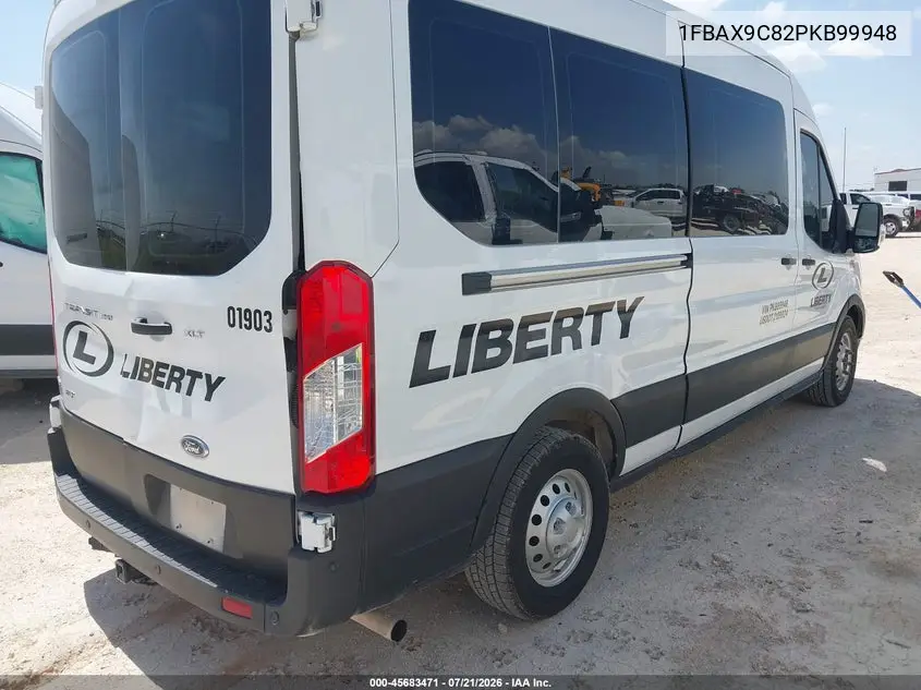 2023 Ford Transit-350 Passenger Van Xlt VIN: 1FBAX9C82PKB99948 Lot: 45683471
