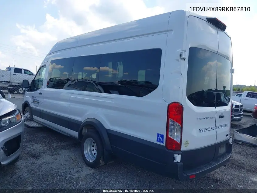 2024 Ford Transit-350 Passenger Van Xl VIN: 1FDVU4X89RKB67810 Lot: 45540737