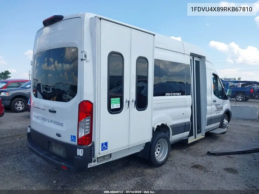 2024 Ford Transit-350 Passenger Van Xl VIN: 1FDVU4X89RKB67810 Lot: 45540737