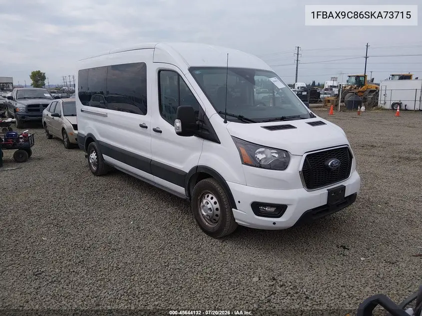 2025 Ford Transit-350 Passenger Van Xlt VIN: 1FBAX9C86SKA73715 Lot: 45644132
