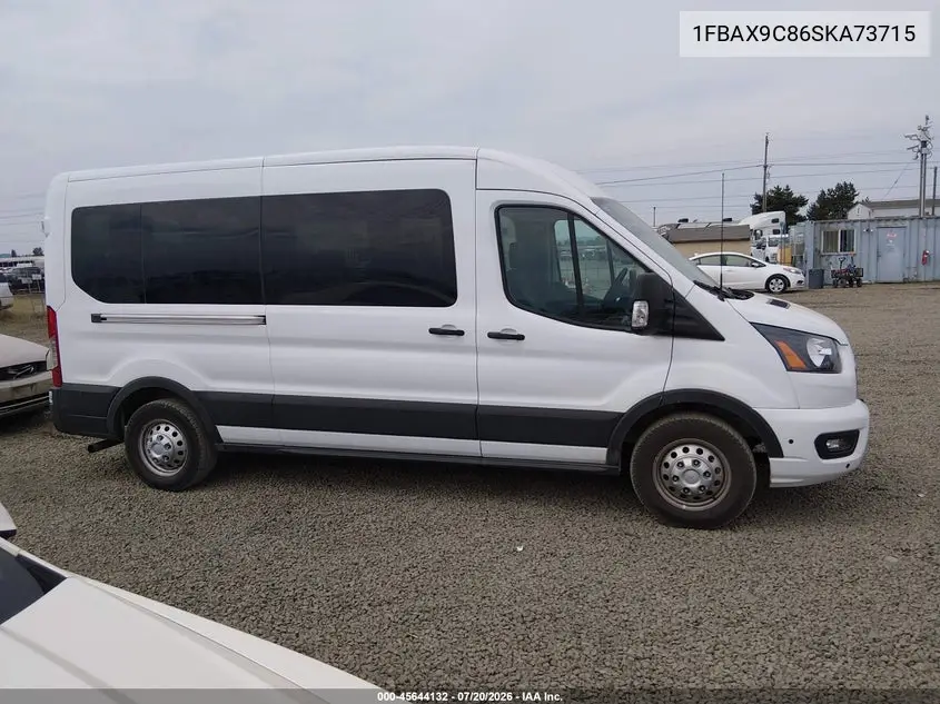 2025 Ford Transit-350 Passenger Van Xlt VIN: 1FBAX9C86SKA73715 Lot: 45644132