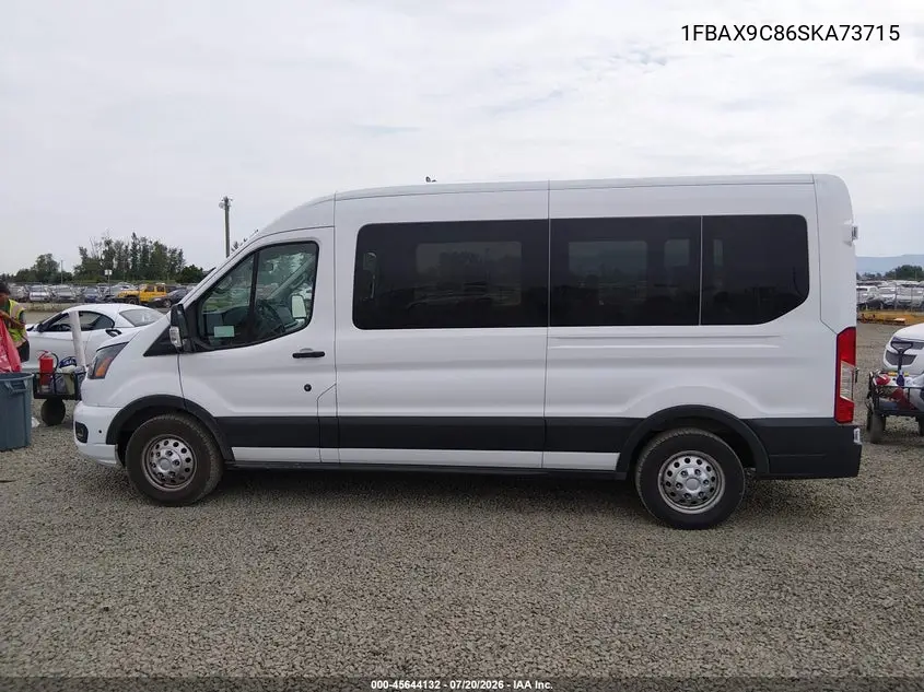2025 Ford Transit-350 Passenger Van Xlt VIN: 1FBAX9C86SKA73715 Lot: 45644132