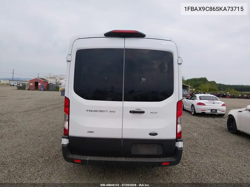 2025 Ford Transit-350 Passenger Van Xlt VIN: 1FBAX9C86SKA73715 Lot: 45644132