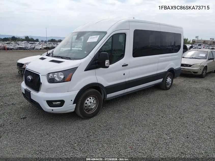 2025 Ford Transit-350 Passenger Van Xlt VIN: 1FBAX9C86SKA73715 Lot: 45644132