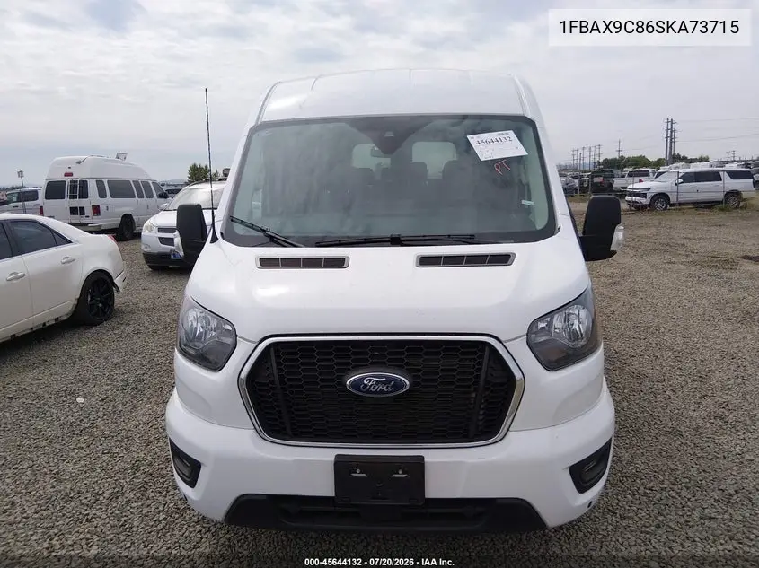 2025 Ford Transit-350 Passenger Van Xlt VIN: 1FBAX9C86SKA73715 Lot: 45644132