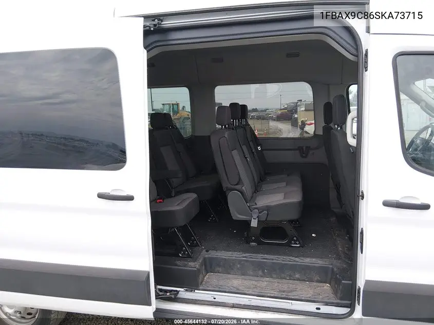 2025 Ford Transit-350 Passenger Van Xlt VIN: 1FBAX9C86SKA73715 Lot: 45644132