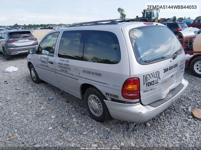 1998 Ford Windstar Gl/Limited/Lx VIN: 2FMDA5144WBB44053 Lot: 45132030