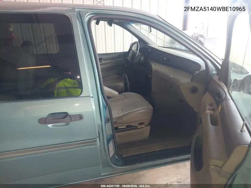 1998 Ford Windstar Gl/Limited/Lx VIN: 2FMZA5140WBE10965 Lot: 45301190