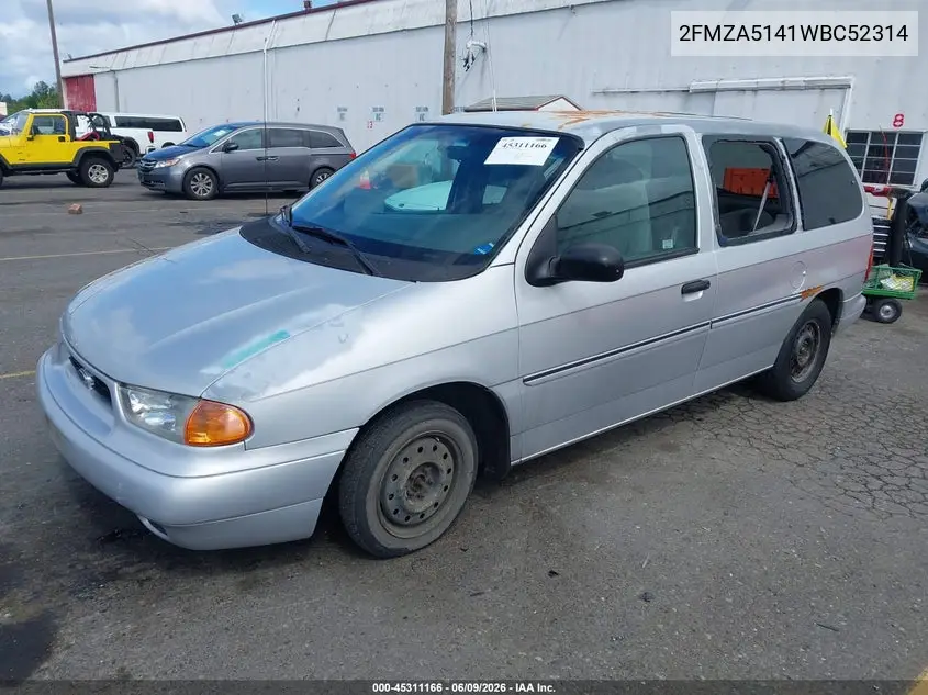 1998 Ford Windstar Gl/Limited/Lx VIN: 2FMZA5141WBC52314 Lot: 45311166