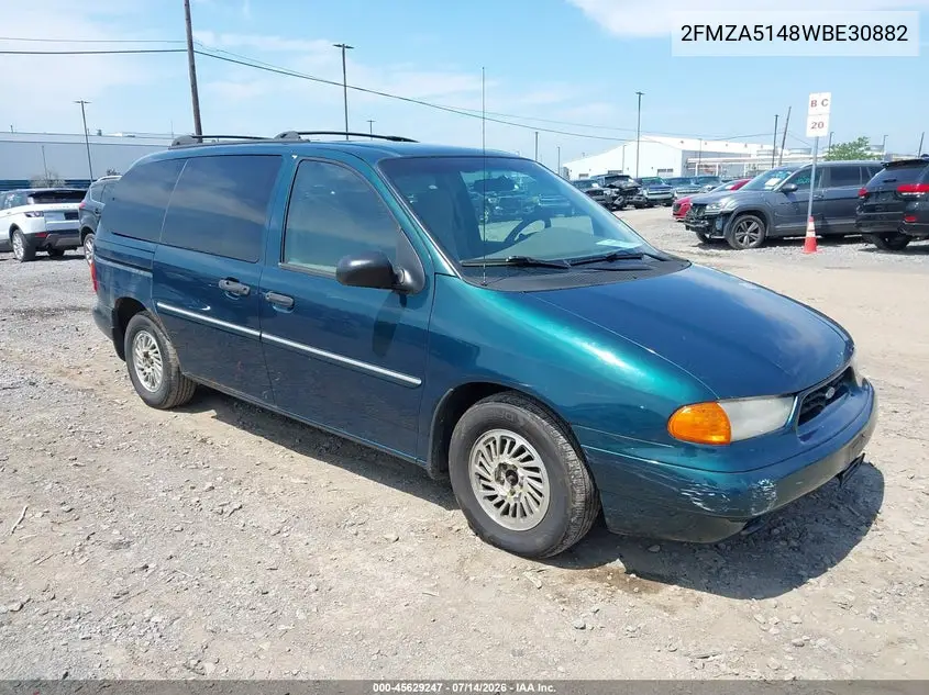 1998 Ford Windstar Gl/Limited/Lx VIN: 2FMZA5148WBE30882 Lot: 45629247
