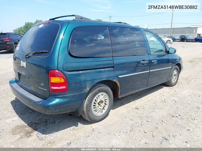 1998 Ford Windstar Gl/Limited/Lx VIN: 2FMZA5148WBE30882 Lot: 45629247