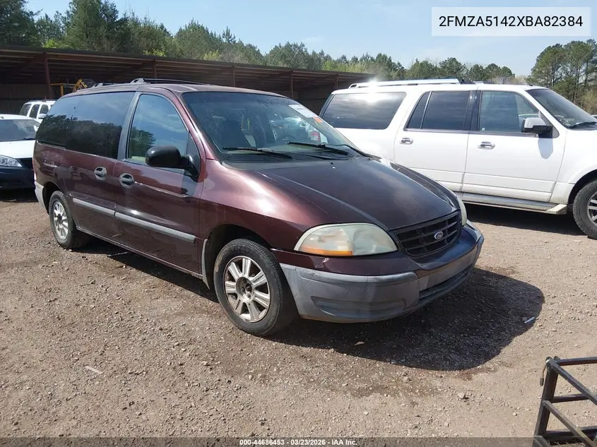 1999 Ford Windstar Lx VIN: 2FMZA5142XBA82384 Lot: 44686453