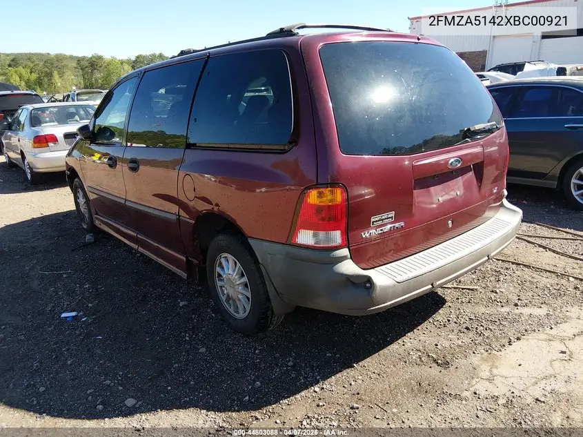 1999 Ford Windstar Lx VIN: 2FMZA5142XBC00921 Lot: 44803088