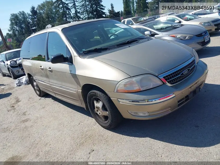 1999 Ford Windstar Sel VIN: 2FMDA5343XBB48691 Lot: 45007055