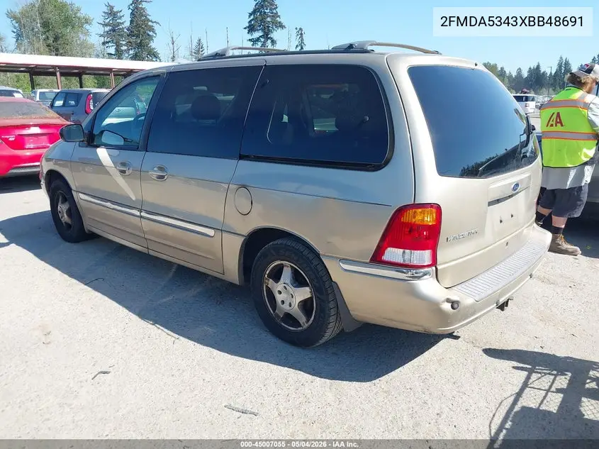 1999 Ford Windstar Sel VIN: 2FMDA5343XBB48691 Lot: 45007055
