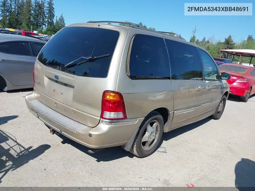 1999 Ford Windstar Sel VIN: 2FMDA5343XBB48691 Lot: 45007055