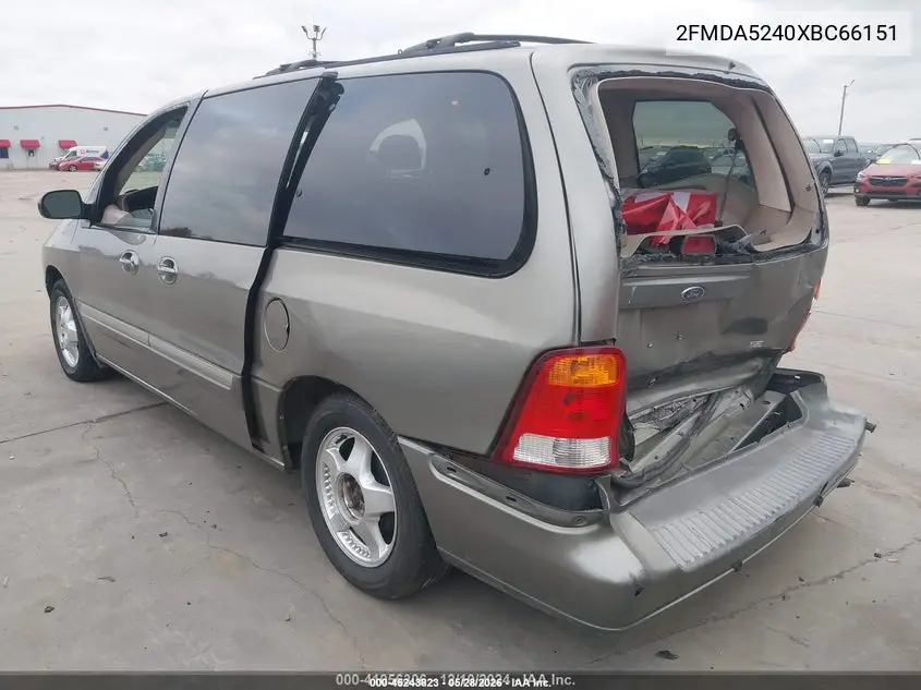 1999 Ford Windstar Se VIN: 2FMDA5240XBC66151 Lot: 45243823