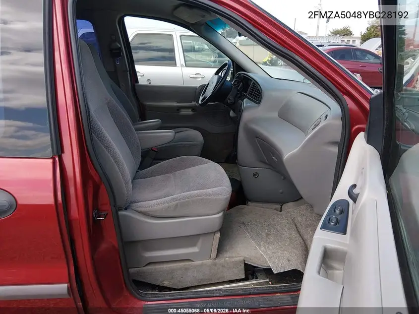2000 Ford Windstar VIN: 2FMZA5048YBC28192 Lot: 45055068