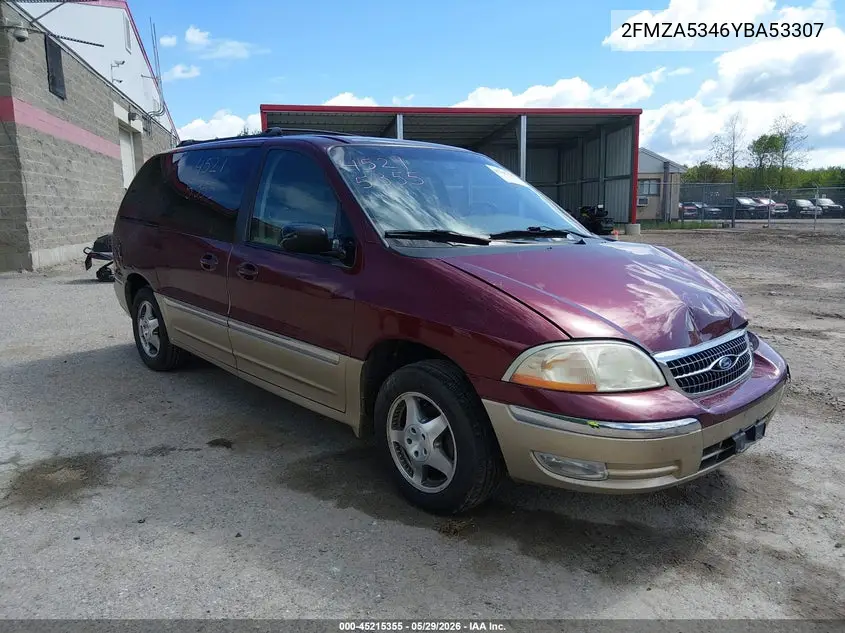 2000 Ford Windstar Limited/Sel VIN: 2FMZA5346YBA53307 Lot: 45215355