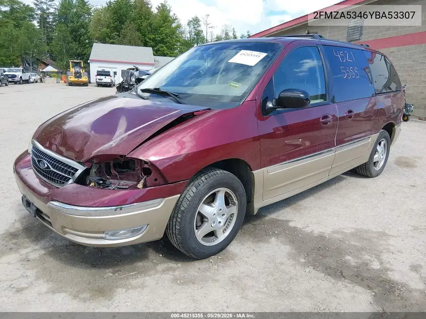 2000 Ford Windstar Limited/Sel VIN: 2FMZA5346YBA53307 Lot: 45215355