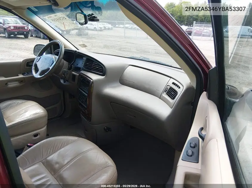 2000 Ford Windstar Limited/Sel VIN: 2FMZA5346YBA53307 Lot: 45215355