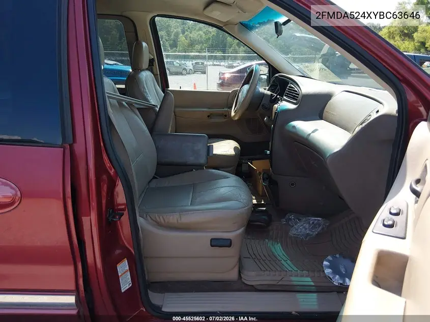2000 Ford Windstar Se VIN: 2FMDA524XYBC63646 Lot: 45525602