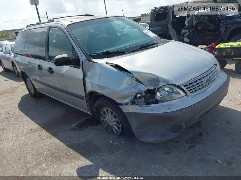 2001 Ford Windstar Lx VIN: 2FMZA51461BB76436 Lot: 44877095