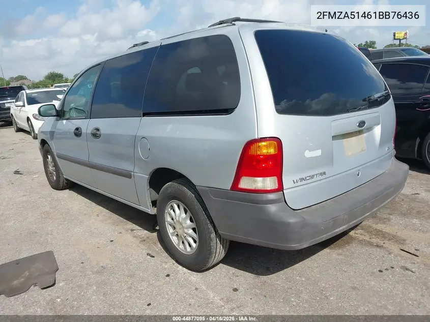 2001 Ford Windstar Lx VIN: 2FMZA51461BB76436 Lot: 44877095