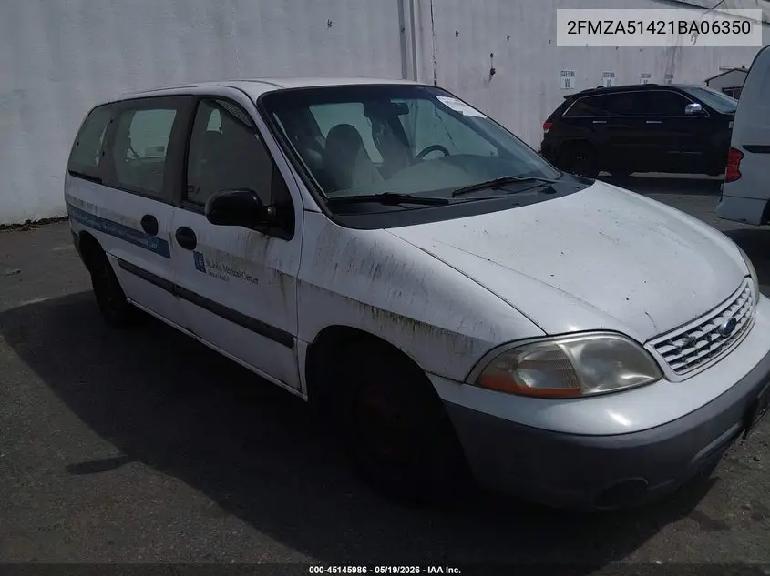 2001 Ford Windstar Lx VIN: 2FMZA51421BA06350 Lot: 45145986