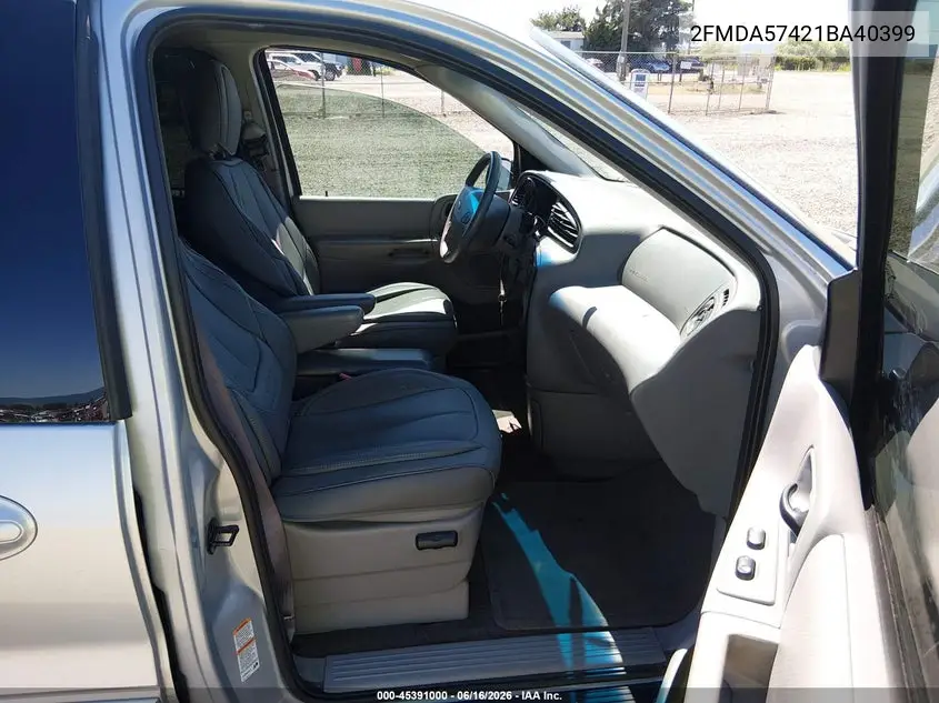 2001 Ford Windstar Se Sport VIN: 2FMDA57421BA40399 Lot: 45391000