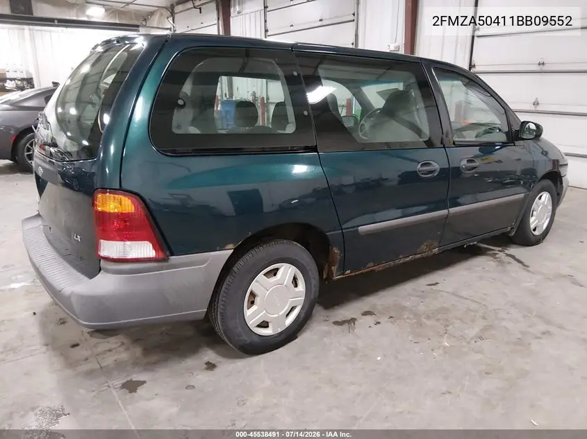 2001 Ford Windstar Lx VIN: 2FMZA50411BB09552 Lot: 45538491