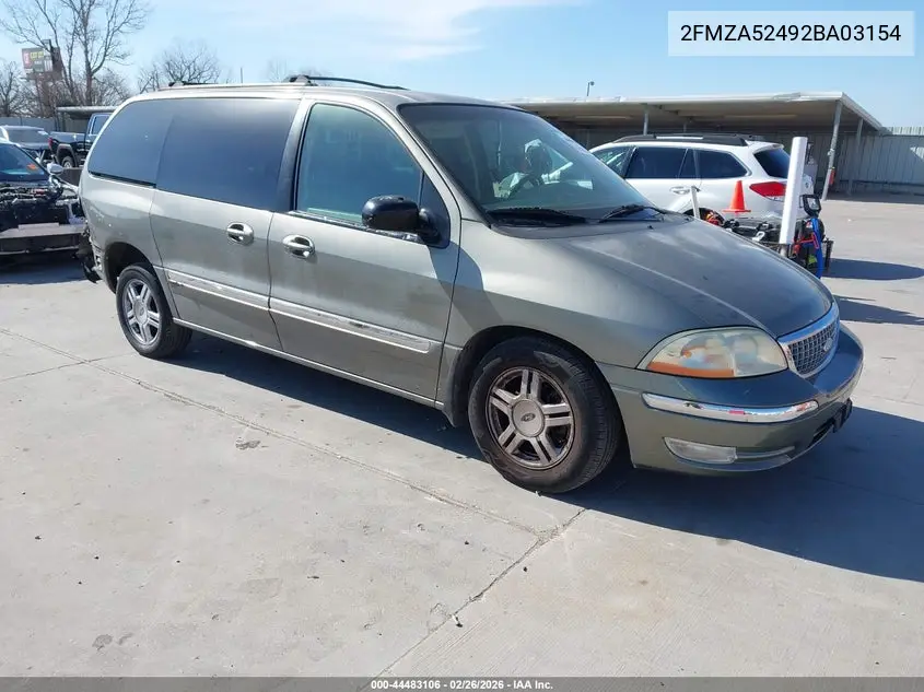 2002 Ford Windstar Se VIN: 2FMZA52492BA03154 Lot: 44483106