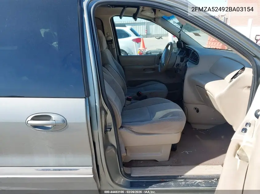 2002 Ford Windstar Se VIN: 2FMZA52492BA03154 Lot: 44483106