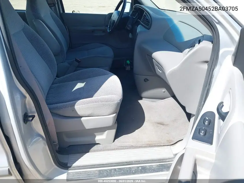 2002 Ford Windstar Lx VIN: 2FMZA50452BA03705 Lot: 45253690