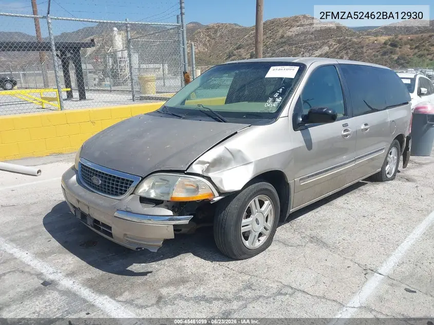 2002 Ford Windstar Se VIN: 2FMZA52462BA12930 Lot: 45461099