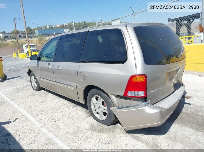 2002 Ford Windstar Se VIN: 2FMZA52462BA12930 Lot: 45461099