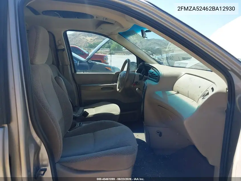 2002 Ford Windstar Se VIN: 2FMZA52462BA12930 Lot: 45461099