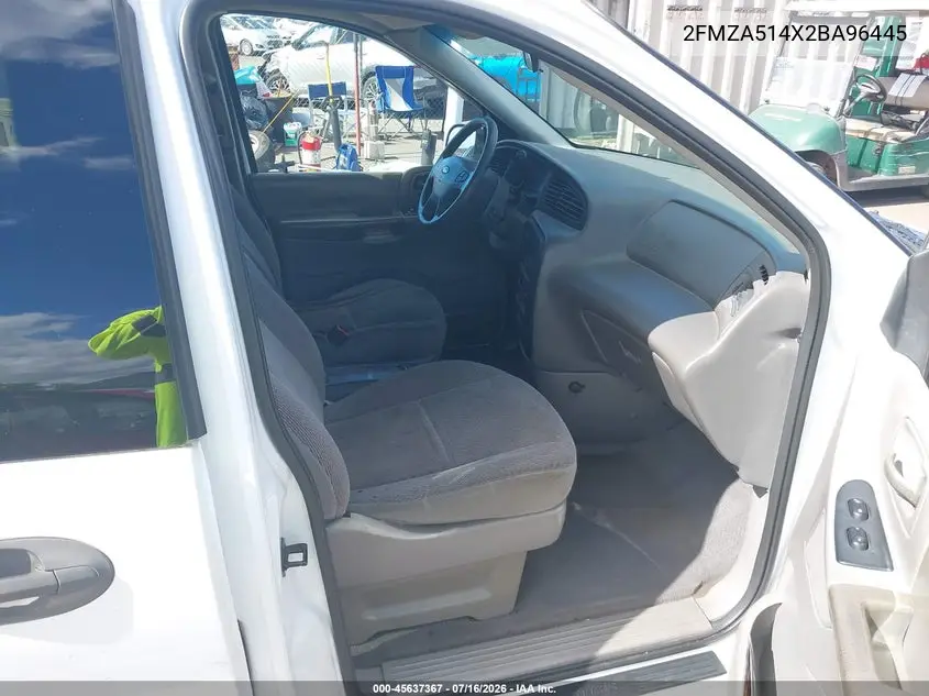 2002 Ford Windstar Lx VIN: 2FMZA514X2BA96445 Lot: 45637367