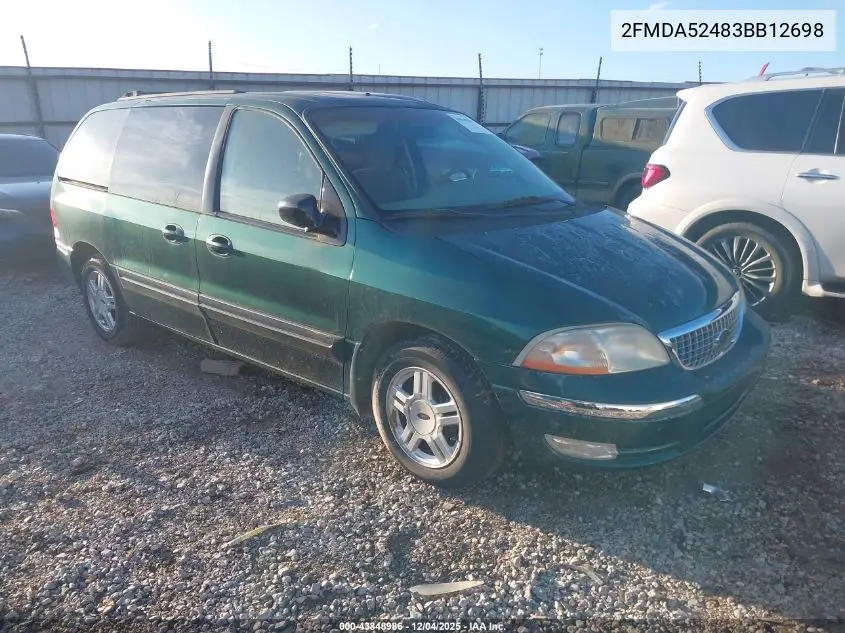 2003 Ford Windstar Se VIN: 2FMDA52483BB12698 Lot: 43848986