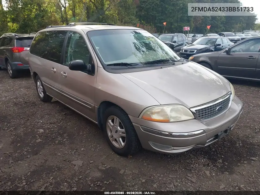 2003 Ford Windstar Se VIN: 2FMDA52433BB51733 Lot: 45478045
