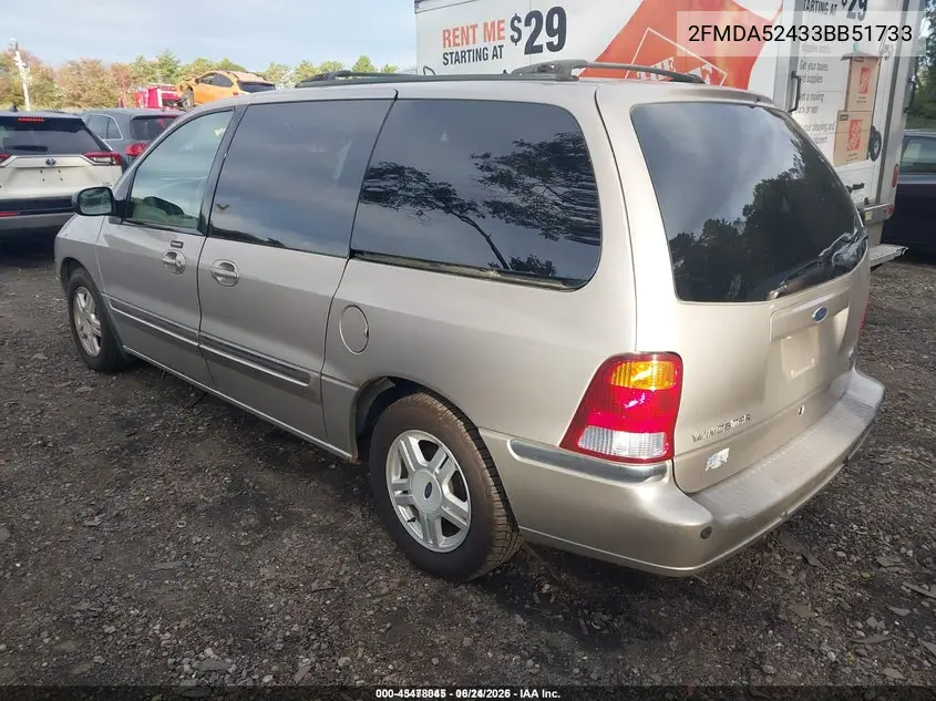 2003 Ford Windstar Se VIN: 2FMDA52433BB51733 Lot: 45478045