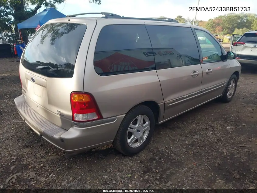 2003 Ford Windstar Se VIN: 2FMDA52433BB51733 Lot: 45478045