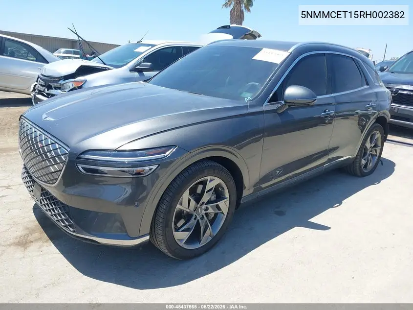 2024 Genesis Electrified Gv70 Advanced Awd VIN: 5NMMCET15RH002382 Lot: 45437665