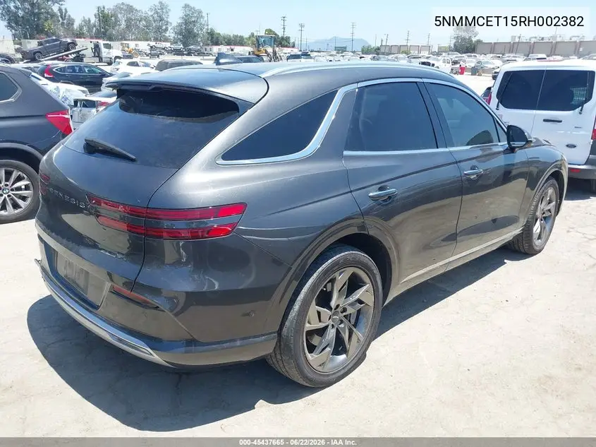 2024 Genesis Electrified Gv70 Advanced Awd VIN: 5NMMCET15RH002382 Lot: 45437665