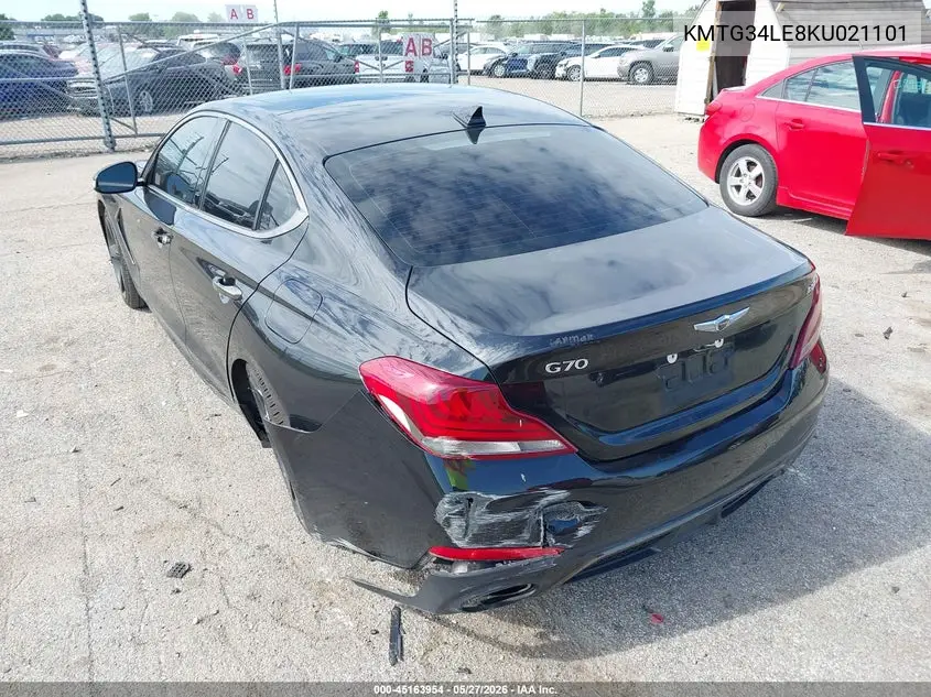 2019 Genesis G70 3.3T Advanced VIN: KMTG34LE8KU021101 Lot: 45163954