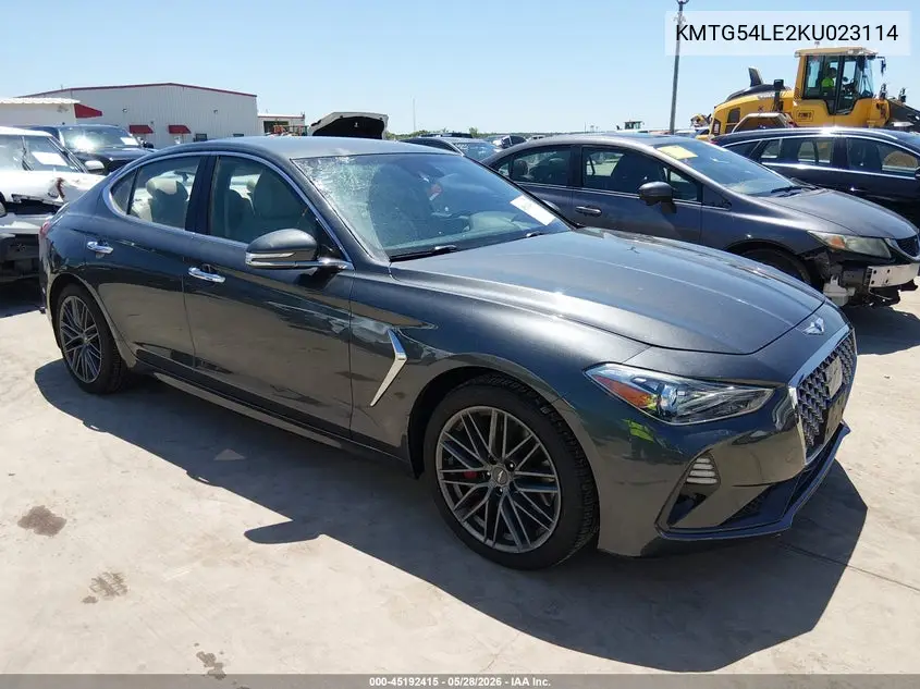 2019 Genesis G70 3.3T Advanced VIN: KMTG54LE2KU023114 Lot: 45192415