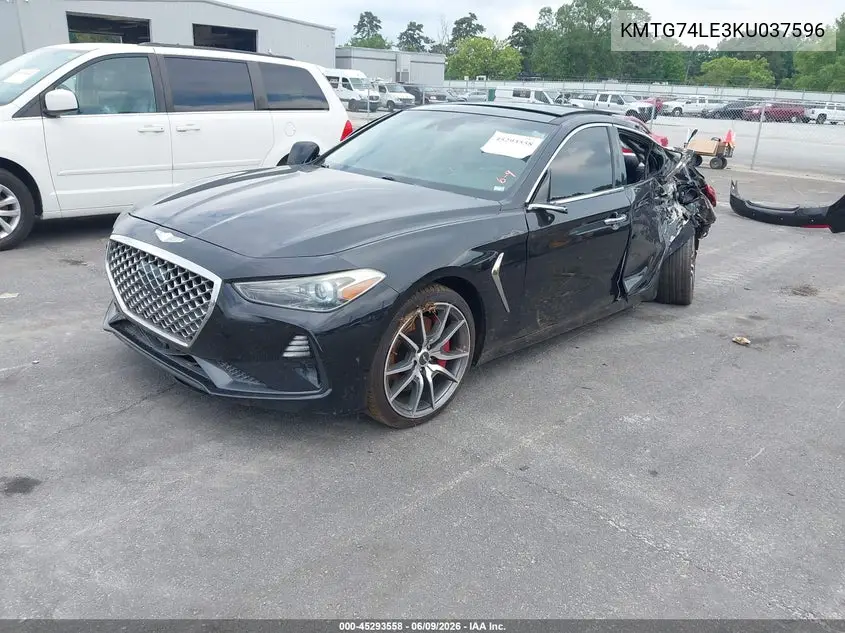 2019 Genesis G70 VIN: KMTG74LE3KU037596 Lot: 45293558